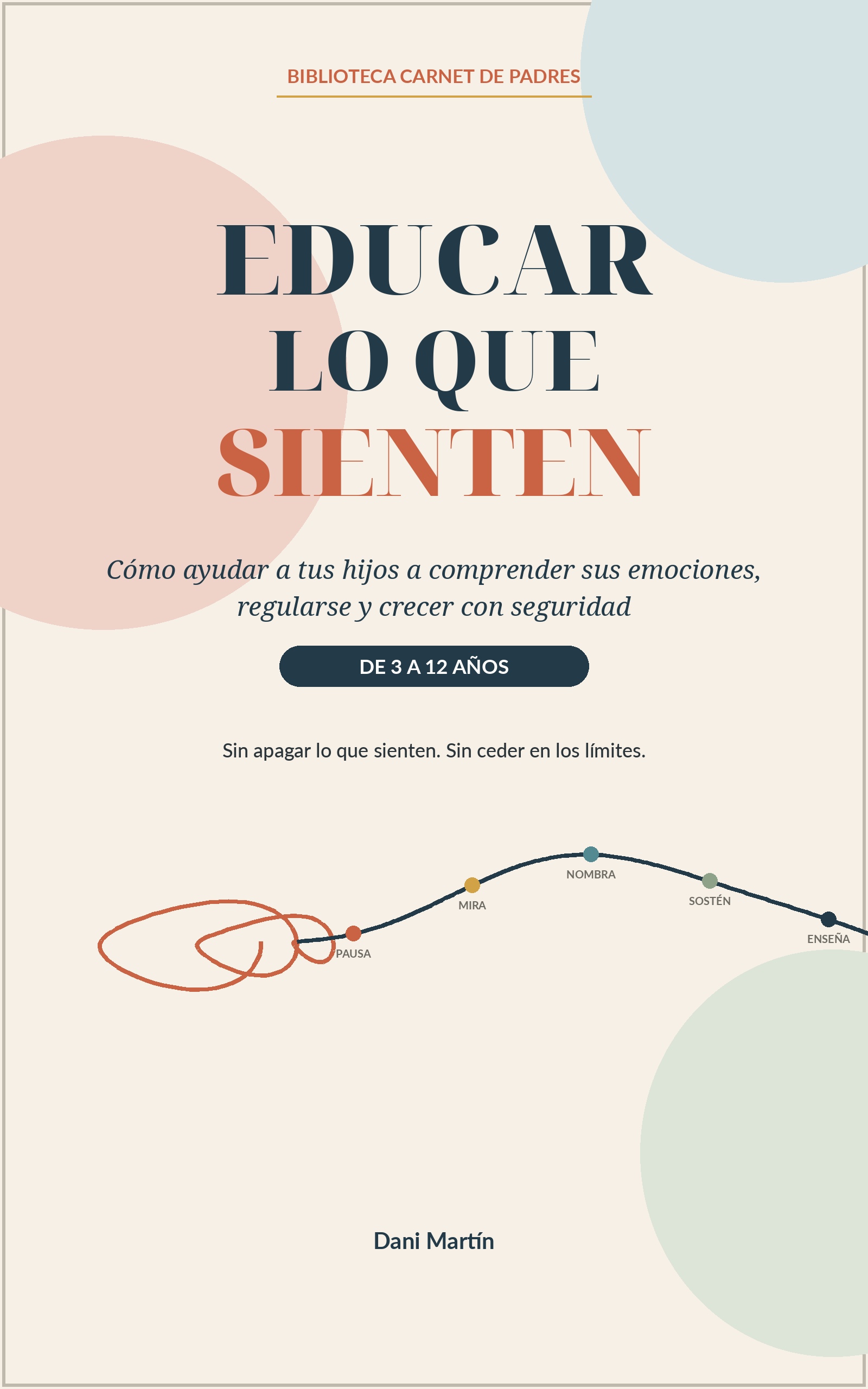 Portada del libro Educar lo que sienten, de Dani Martín