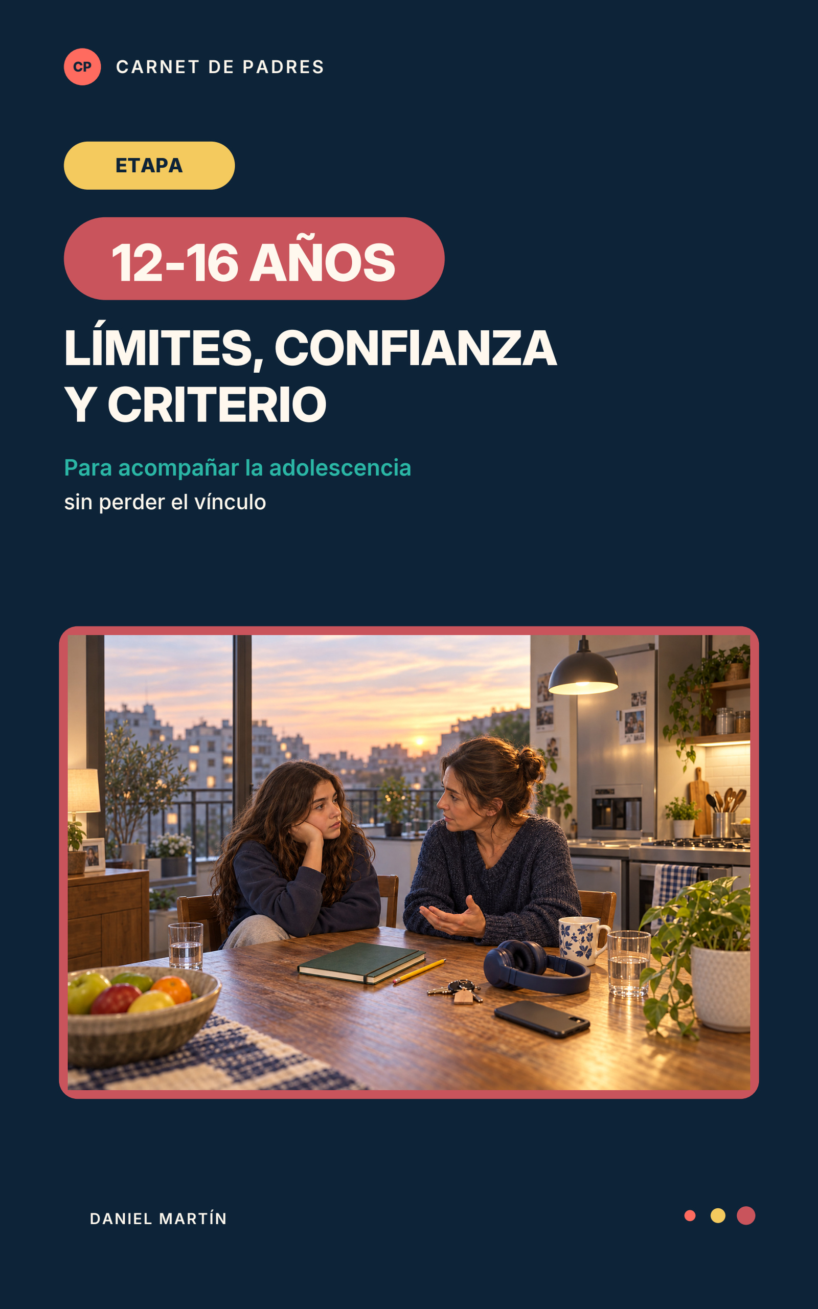 Portada del libro Carnet de Padres: Etapa 12–16 años